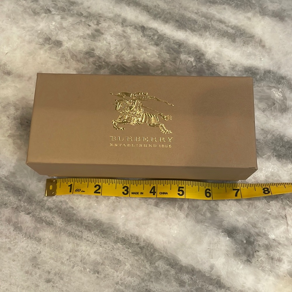 Burberry Sunglasses CASE Cardboard Structured Box ONLY